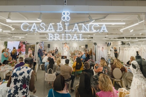 美国芝加哥婚纱礼服展览会展会现场图片