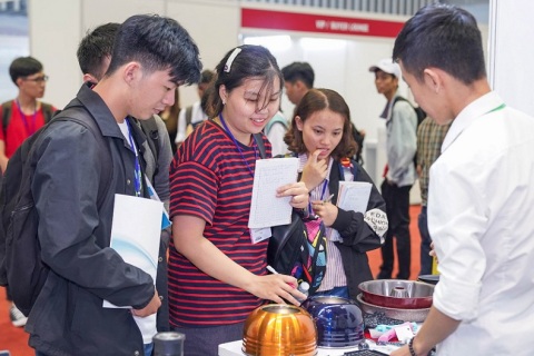 越南胡志明染料化工展览会展会现场图片