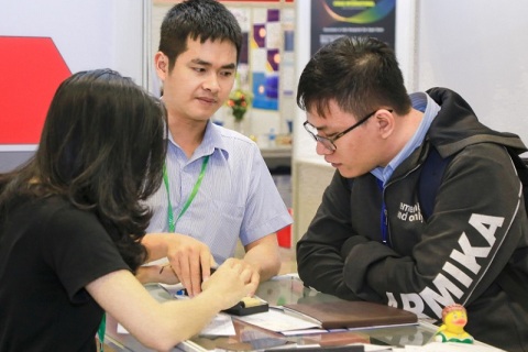 越南胡志明染料化工展览会展会现场图片