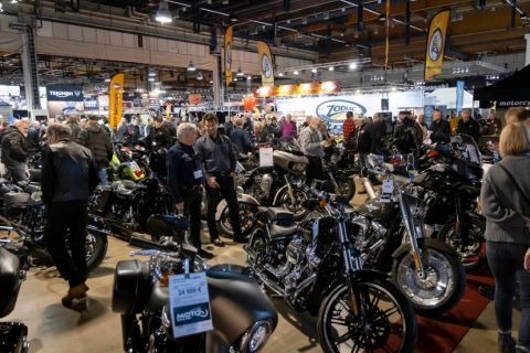 芬兰摩托车展览会展会现场图片