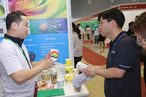 越南胡志明染料化工展览会展会现场图片