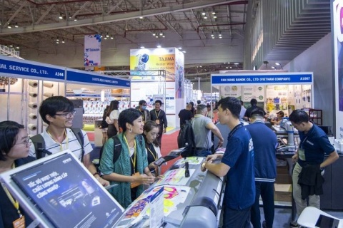 越南胡志明染料化工展览会展会现场图片