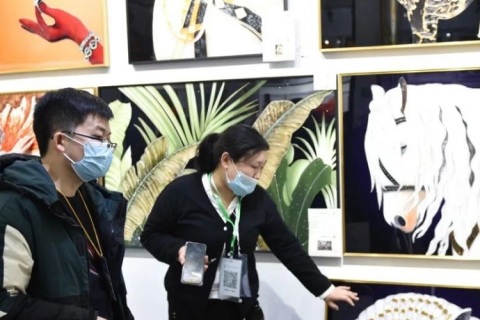 中国（义乌）框业与装饰画展览会展会现场图片