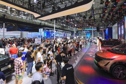 武汉国际汽车展览会展会现场图片