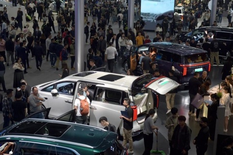 广州车展展会现场图片