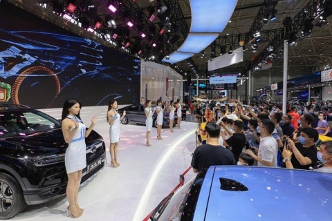 武汉国际汽车展览会展会现场图片