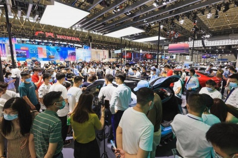 武汉国际汽车展览会展会现场图片