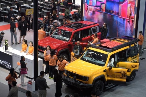 广州车展展会现场图片