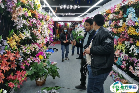 全国婚庆道具、喜庆用品、仿真花交易会展会现场图片