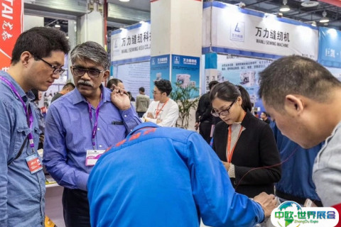 台州国际缝制设备展览会展会现场图片