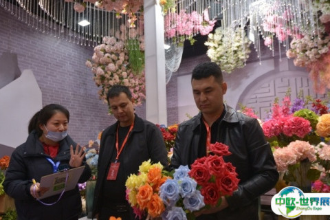 全国婚庆道具、喜庆用品、仿真花交易会展会现场图片