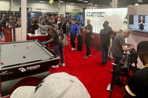 美国台球展览会展会现场图片