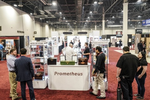 美国拉斯维加斯雪茄、烟草展览会展会现场图片