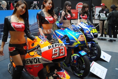 日本东京摩托车展览会展会现场图片