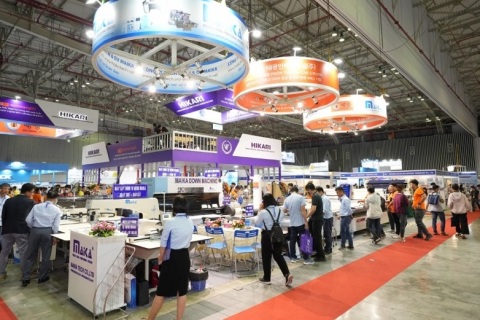 越南胡志明纺织及制衣工业展览会展会现场图片