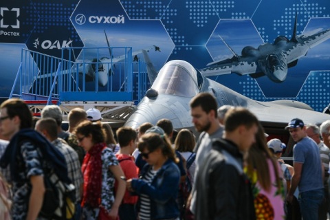 俄罗斯莫斯科航空航天展览会展会现场图片