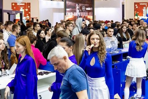 俄罗斯电子烟及水烟展展会现场图片