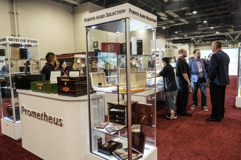 美国拉斯维加斯雪茄、烟草展览会展会现场图片