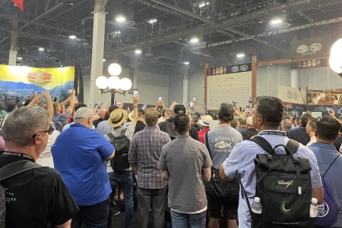 美国拉斯维加斯雪茄、烟草展览会展会现场图片