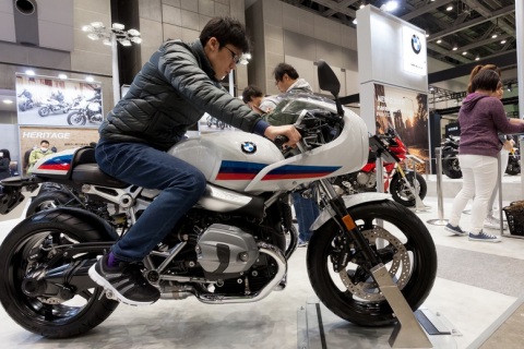 日本东京摩托车展览会展会现场图片