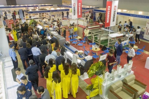 越南胡志明纺织及制衣工业展览会展会现场图片