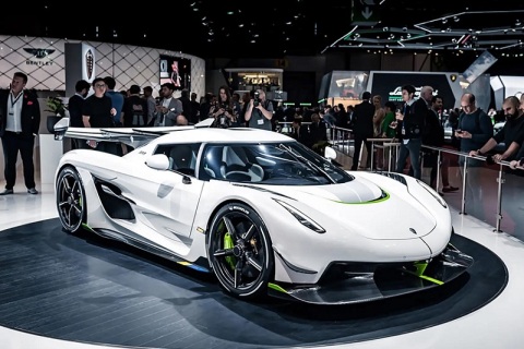 美国纽约汽车展展会现场图片