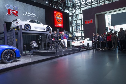 美国纽约汽车展展会现场图片