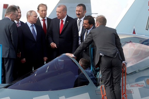 俄罗斯莫斯科航空航天展览会展会现场图片