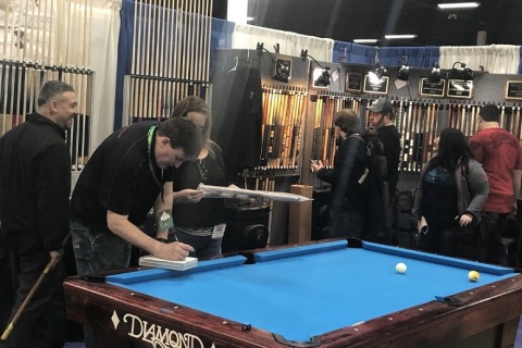 美国台球展览会展会现场图片