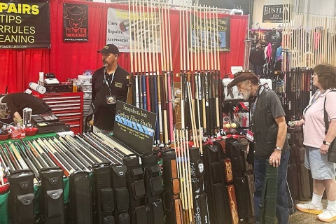 美国台球展览会展会现场图片