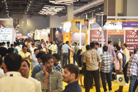 印度加尔各答珠宝首饰展览会展会现场图片