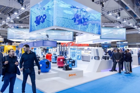 西班牙巴塞罗那泳池桑拿水疗SPA展览会展会现场图片