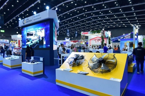 泰国曼谷暖通制冷展展会现场图片