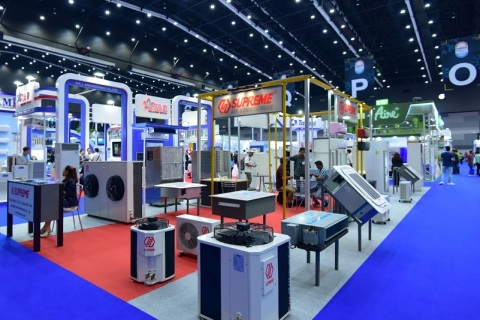 泰国曼谷暖通制冷展展会现场图片