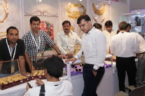 印度加尔各答珠宝首饰展览会展会现场图片