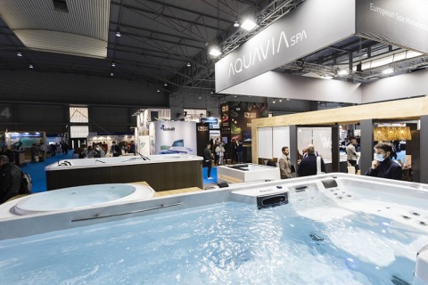 西班牙巴塞罗那泳池桑拿水疗SPA展览会展会现场图片