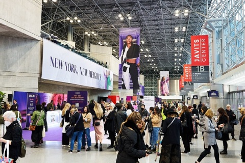 美国纽约春季服装展展会现场图片