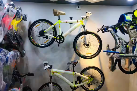 印度新德里自行车展览会展会现场图片