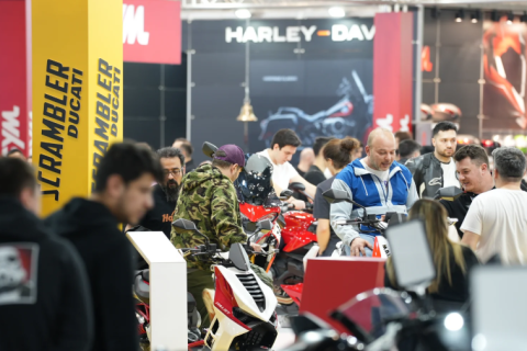 土耳其伊斯坦布尔摩托车、自行车展览会展会现场图片