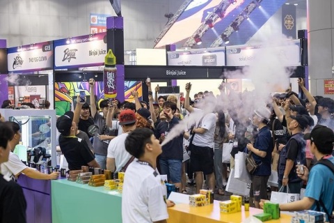 韩国首尔电子烟展览会展会现场图片