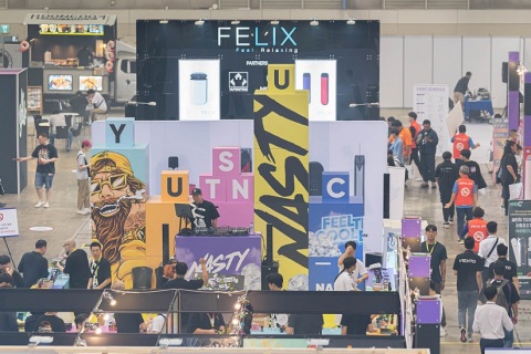 韩国首尔电子烟展览会展会现场图片