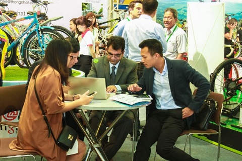 越南胡志明自行车及电动车展览会展会现场图片