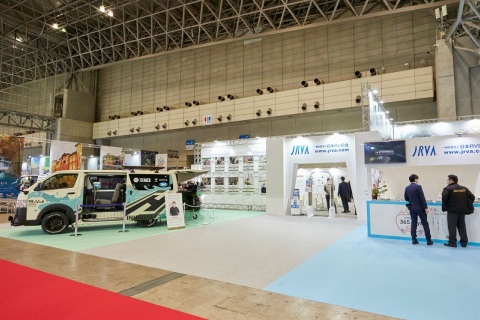 日本东京房车露营展览会展会现场图片