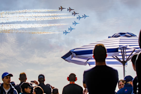 澳洲澳大利亚墨尔本航空航天及国防展览会展会现场图片