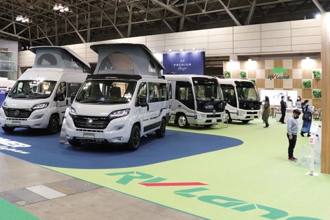 日本东京房车露营展览会展会现场图片