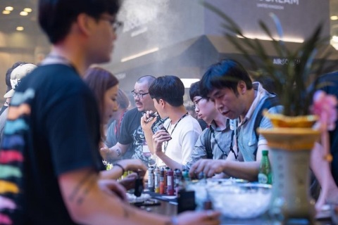 韩国首尔电子烟展览会展会现场图片