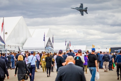澳洲澳大利亚墨尔本航空航天及国防展览会展会现场图片