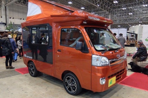 日本东京房车露营展览会展会现场图片