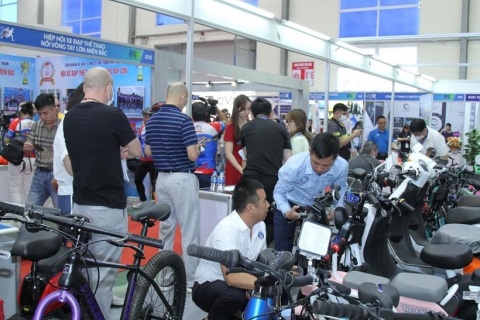越南胡志明自行车及电动车展览会展会现场图片