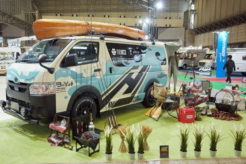 日本东京房车露营展览会展会现场图片